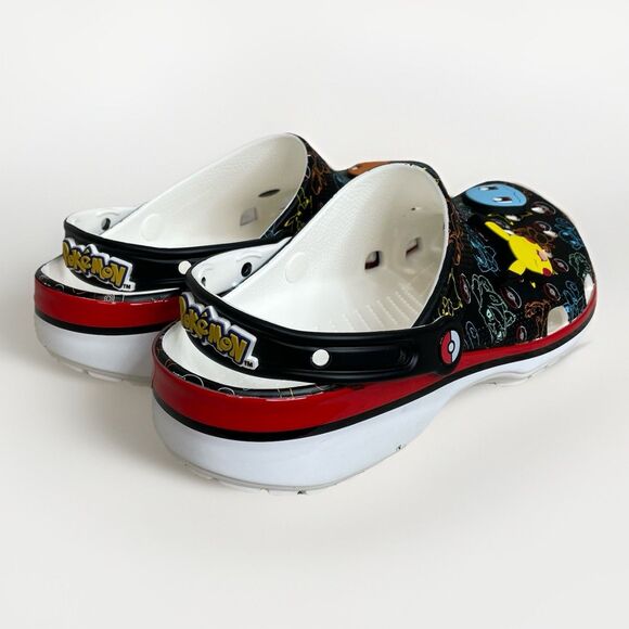 Crocs Classic Clog Pokemon Black Pikachu 211343-90H Men\'s 10 Women\'s 12 New main image 8